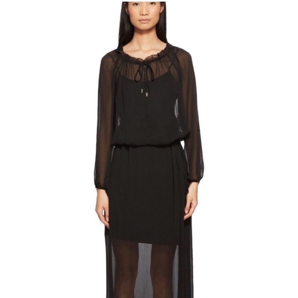 ESCADA SPORT | Elegant Black Sheer Dress